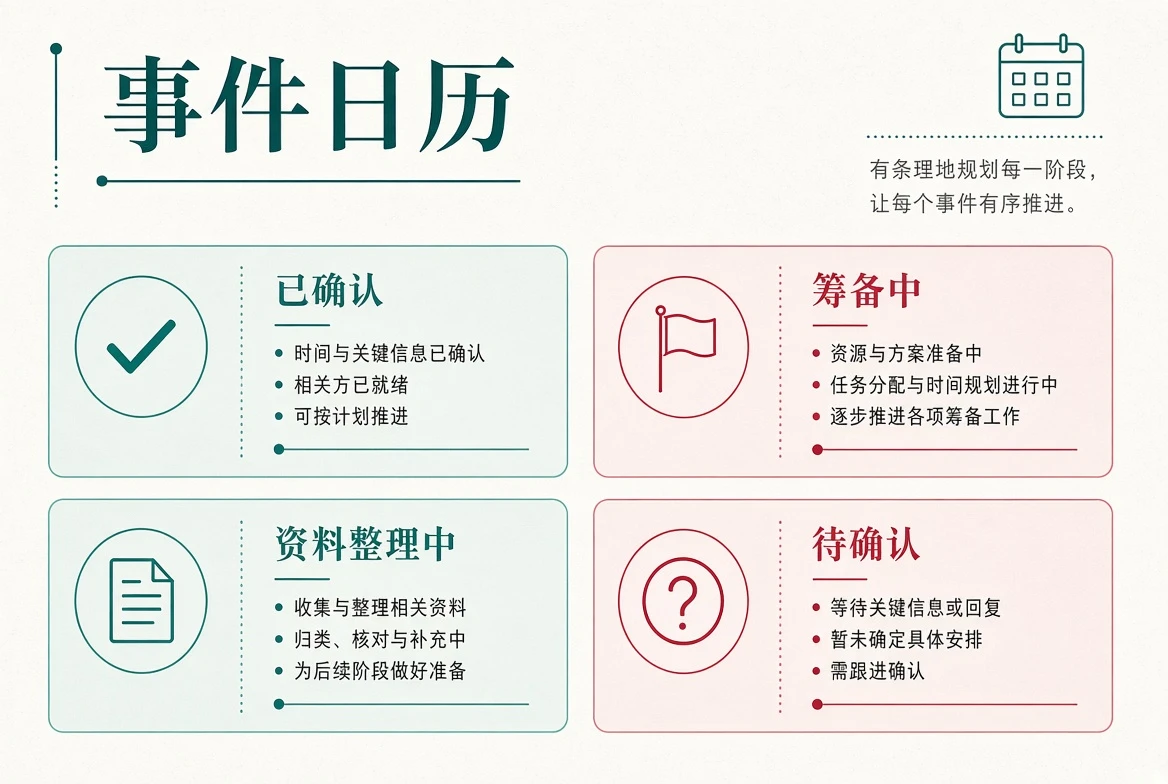 吃瓜网事件日历视觉导览