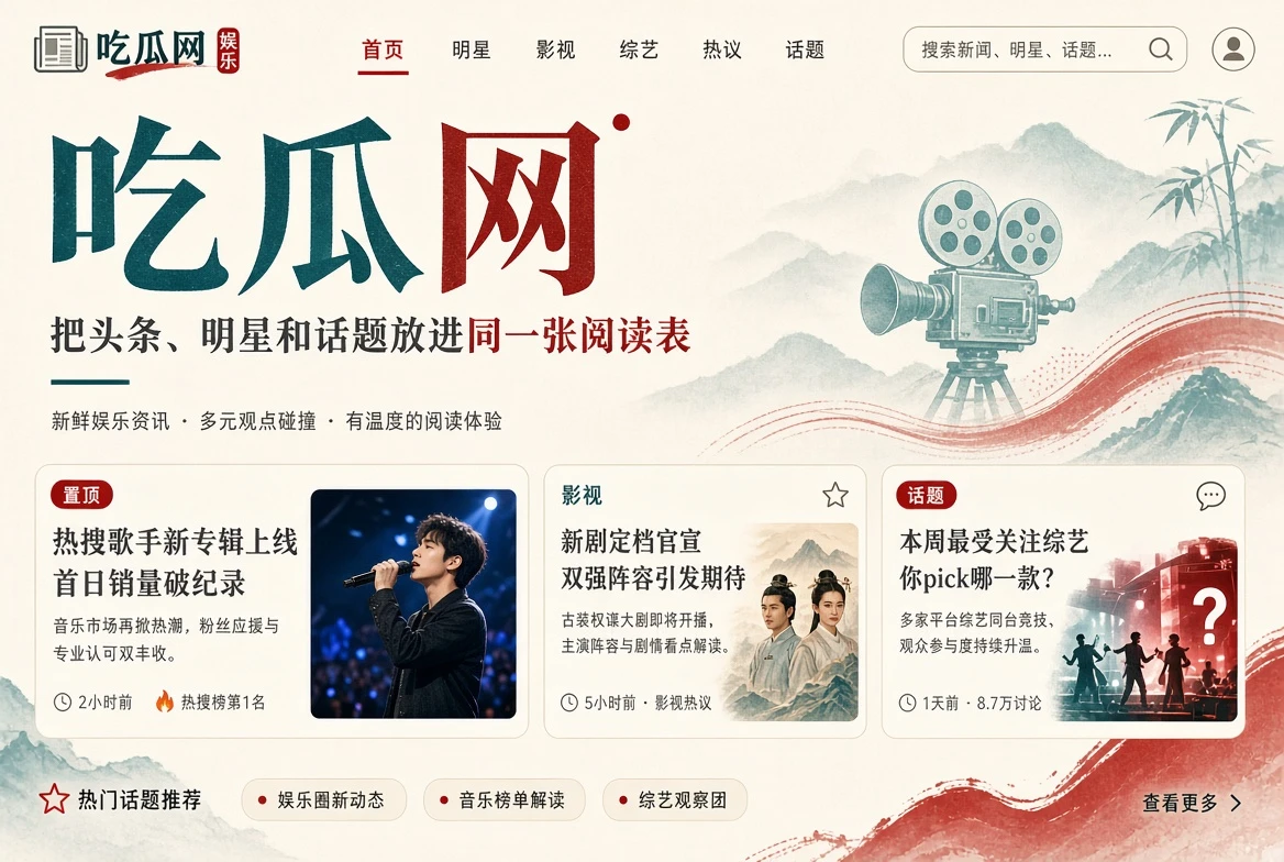 吃瓜网今日内容封面