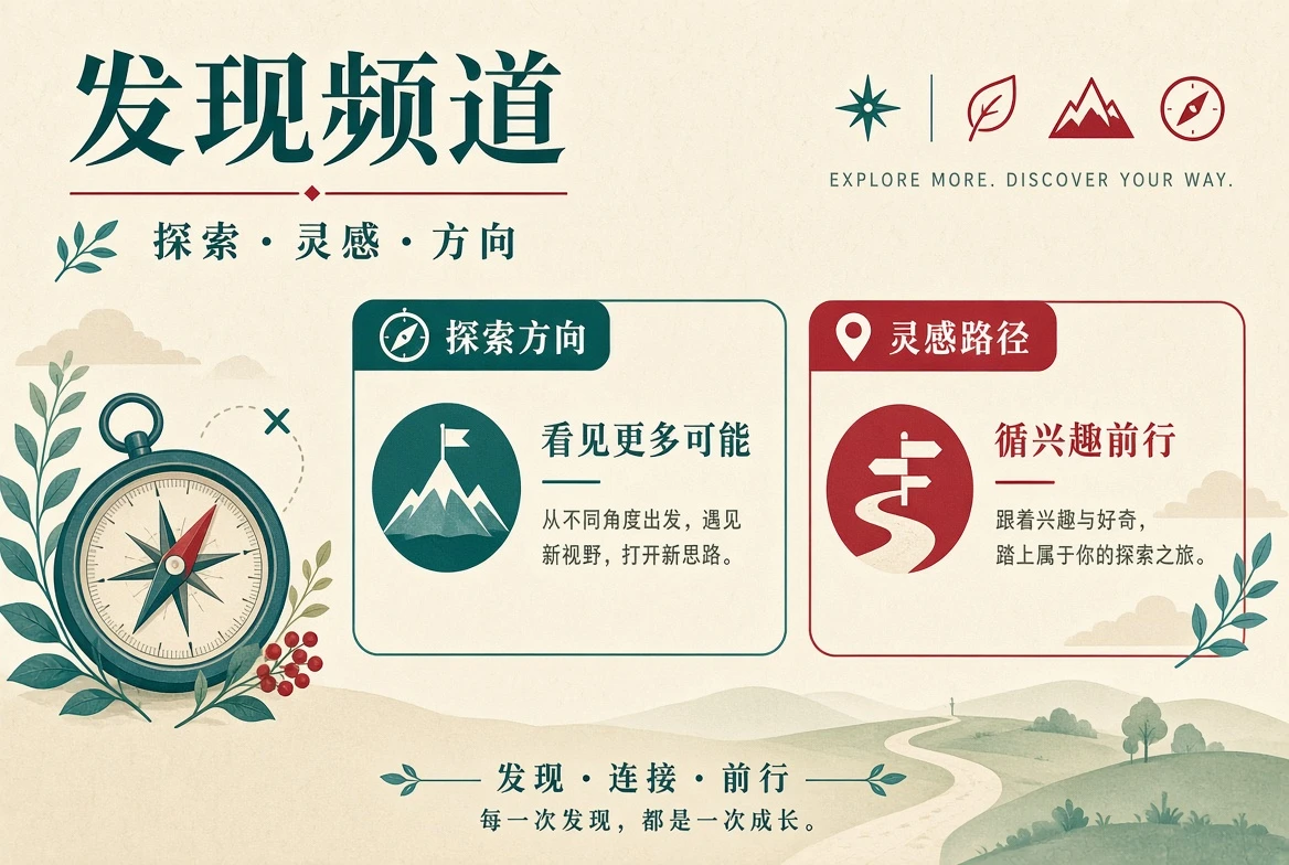 吃瓜网发现频道主题视觉